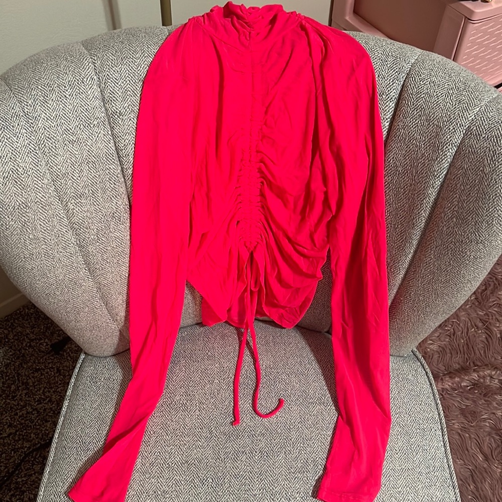 Bright Pink Athletic Top by Forever 21